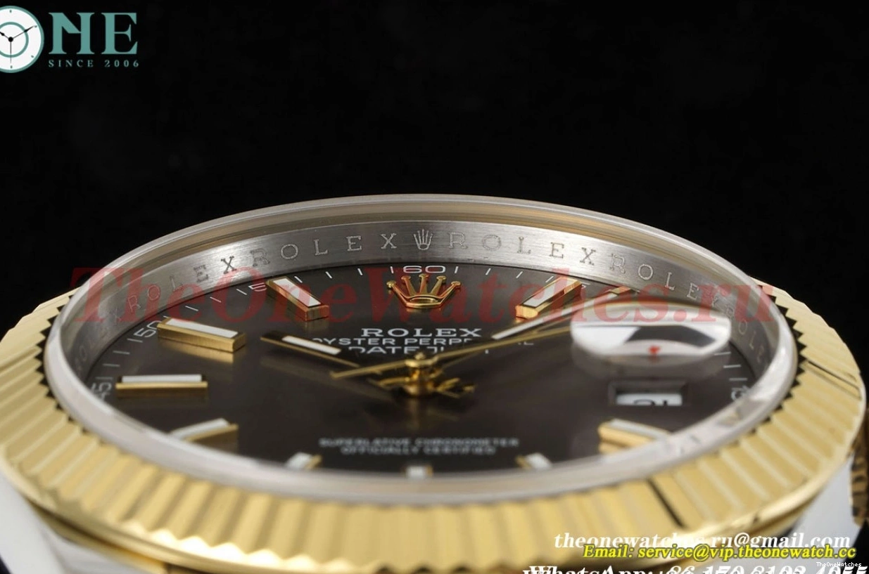 126333 SS Oyster GMF Stk 41MM Datejust 904L Grey YG VR3235 0322